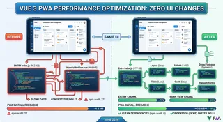 How We Optimized a Production Vue PWA Without Changing a Single Pixel